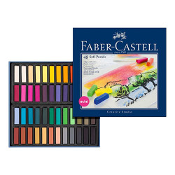 Faber-Castell - Soft Pastels - Mini Cardboard Box of 48