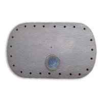 Fond pour Rotin / Vannerie - Contreplaqué (Bois) - Rectangle Arrondi - 8x13CM