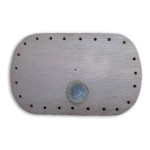 Bottom / Background for Basketry - Plywood - Round Rectangle - 8x13CM