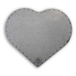 Bottom / Background for Basketry - Plywood - Heart - 16x16CM and 23x26CM