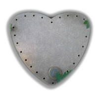 Fond pour Rotin / Vannerie - Contreplaqué (Bois) - Coeur - 16x16CM et 23x26CM