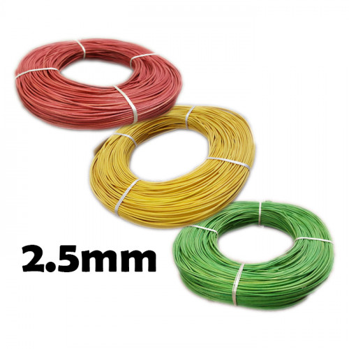 Moelle de Rotin en Couleur - Couronne de 250gr - 2.5mm