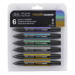 Winsor & Newton - ProMARKER - Set de 6 - MetallicMARKER