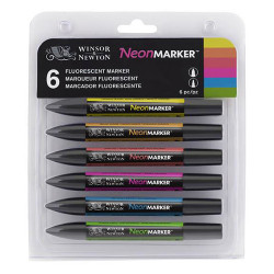 Winsor & Newton - ProMARKER - Set of 6 - NeonMARKER