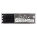 Cretacolor - Box of 6 Artists Leads 5.6mm - Charcoal - 260 01 - Soft