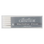 Cretacolor - Box of 6 Artists Leads 5.6mm - White Pastel