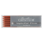 Cretacolor - Box of 6 Artists Leads 5.6mm - Sanguine - Oil