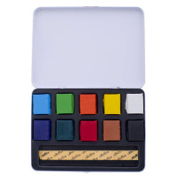 Cretacolor - Aqua Brique - Set de 10 - Boîte en Métal