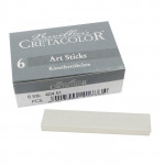 Cretacolor - 6 x Pastel Blanc - En Stick - Sec & Soft