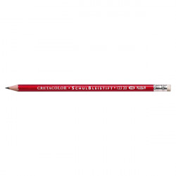 Cretacolor - BIBA School Pencil - HB - With Eraser Tip