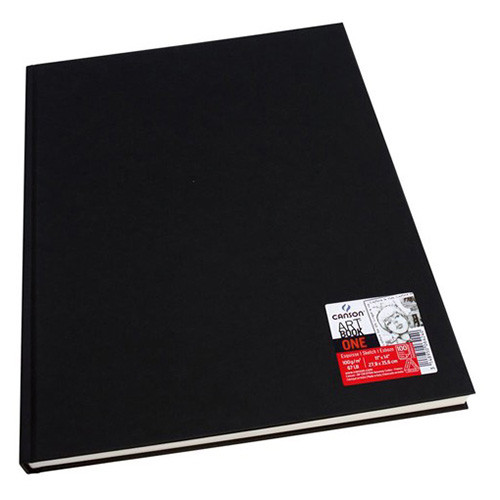 Canson® - Art Book™ One - Sketch Block - Without Spirals - 98 Sheets - 100 gsm - About A3 (27,9 x 35,6 cm)
