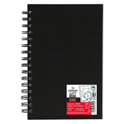Canson® - Art Book™ One - Sketch Block - With Spirals - 80 Sheets - 100 gsm - About A3 (27,9 x 35,6 cm)