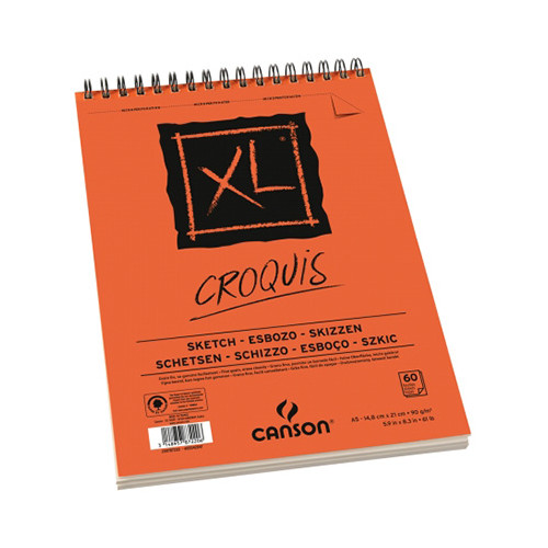 Canson® - XL® Croquis - 60 Sheets - 90 gsm - A5 Size