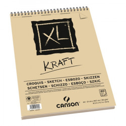 Canson® - XL® Kraft - 60 Sheets - 90 gsm - A4 Size