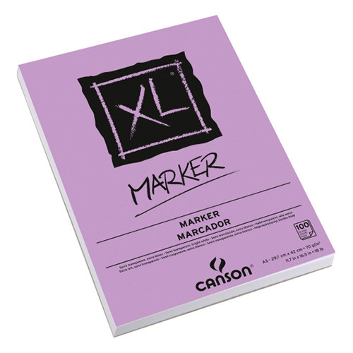 Canson® - XL® Marker - 100 Sheets - 70 gsm - A3 Size