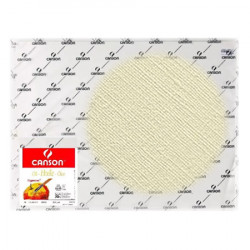 Canson® - Figueras® - Papier pour Huile & Acrylique - Grain Toilé - Feuille de 50 x 65 cm - 290 g/m²