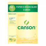 Canson® - "C" à Grain® (CAG) - Block of 20 Sheets - 160 gsm - A4 Size