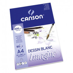 Canson® - Imagine - Mix Media Paper - Block of 50 Sheets - 200 gsm - A4 Size
