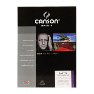 Canson® - Infinity® Baryta Photographique - Satiné - 25 Feuilles - 310 g/m² - Format A3