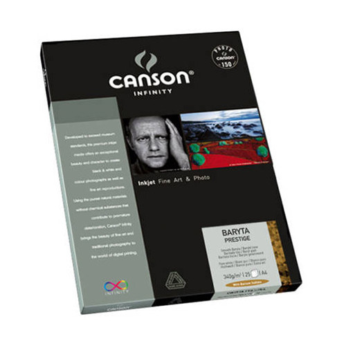 Canson® - Infinity® Baryta Prestige - Gloss - 25 Sheets - 340 gsm - A3 Size