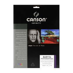 Canson® - Infinity® Baryta Photographique - Satin - 10 Sheets - 310 gsm - A4 Size