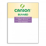 Canson® - Blotting Paper - Light Grain - Pack of 12 Sheets - 16 x 21cm - 125 gsm