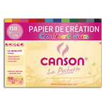 Canson® - Colorline® - Vivid Colors - Folder of 12 Sheets - 150 gsm - A4 Size
