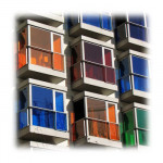 ASLAN - GlassColour - Papier Adhésif Transparent - Bleu - 80µm