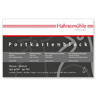 Hahnemühle - Cartes Postales Croquis - 190 g/m²
