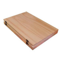 NIDART - Boîte Rangement pour 24 Pastels - En Orme