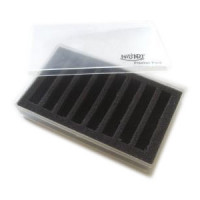 NIDART - Storage Box for 8 Pastels - In Plastic - 15 x 9 x 3 cm