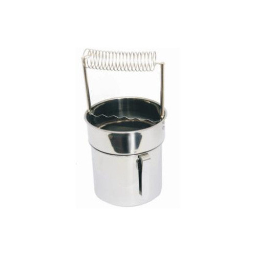 NIDART - Brush Washer Medium - Stainless Steel - 10 x 11 cm