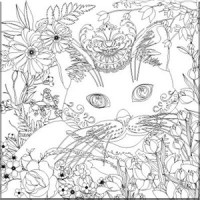 NIDART - Coloring Panel - 30x30 - Cat 1