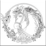 NIDART - Carton à Peindre - 30x30 - Cheval