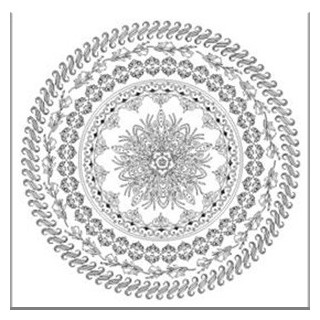 NIDART - Carton à Peindre - 30x30 - Mandala