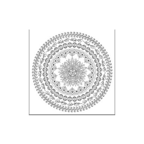 NIDART - Coloring Panel - 30x30 - Mandala
