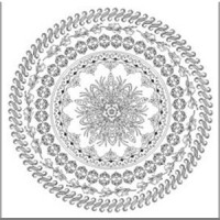 NIDART - Carton à Peindre - 30x30 - Mandala