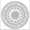 NIDART - Coloring Panel - 30x30 - Mandala