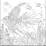 NIDART - Coloring Panel - 30x30 - Fish