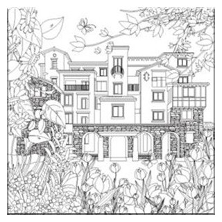 NIDART - Carton à Peindre - 30x30 - Villa