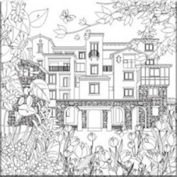 NIDART - Carton à Peindre - 30x30 - Villa