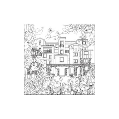 NIDART - Coloring Panel - 30x30 - Villa