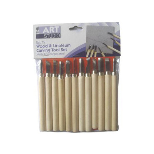 NIDART - Set of 12 Sculpting Gouges - Carving Tools