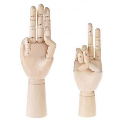 NIDART - Wooden Hand - Left - 24cm