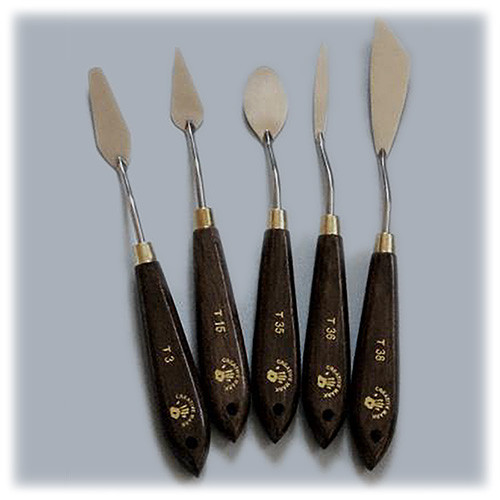 NIDART - Set of 5 Knives for Painting - Set C