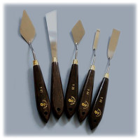 NIDART - Set de 5 Couteaux à Peindre - Lot D