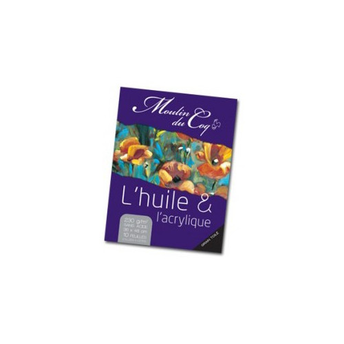 Moulin du Coq - "L'Huile et L'Acrylique" - Grain Toilé - 230 g/m²