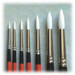NIDART - Color Field Brush - Pork Silk - Round - Oil & Acrylic