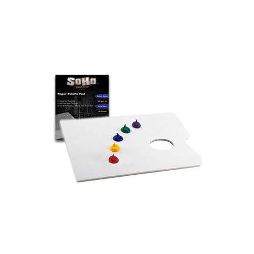 SoHo - Paper Palette Pad - Bloc de Palettes Jetables - 100 g/m²