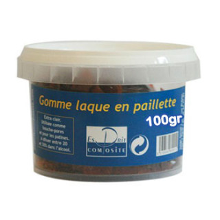 Esprit Composite - Gomme Laque en Paillettes - Brunes - 100gr